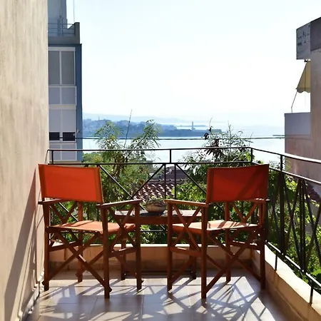 Sunny Sea-view In Halepa Apartment *
